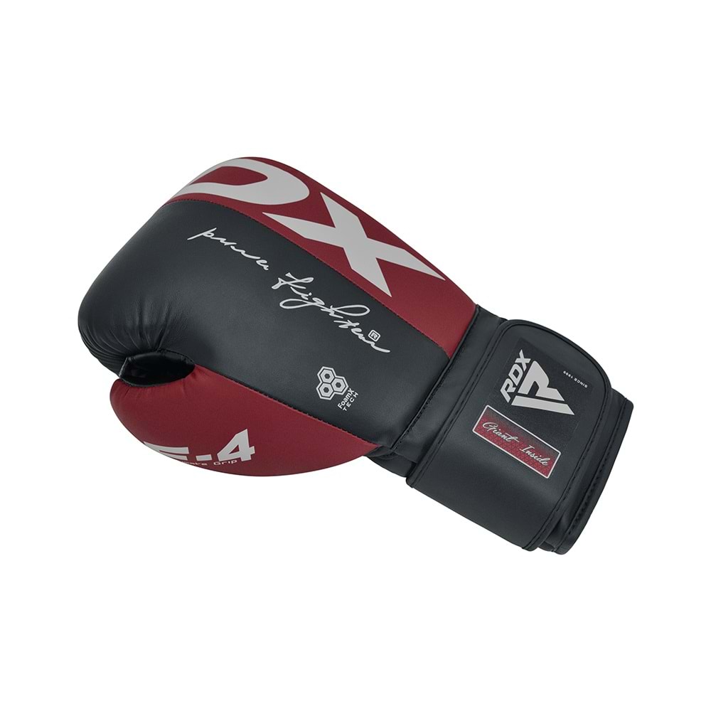 RDX REX F4 BOKS ELDİVENİ - BORDO/SİYAH - 14 OZ - RDX0001-BORDO/SİYAH-14 OZ